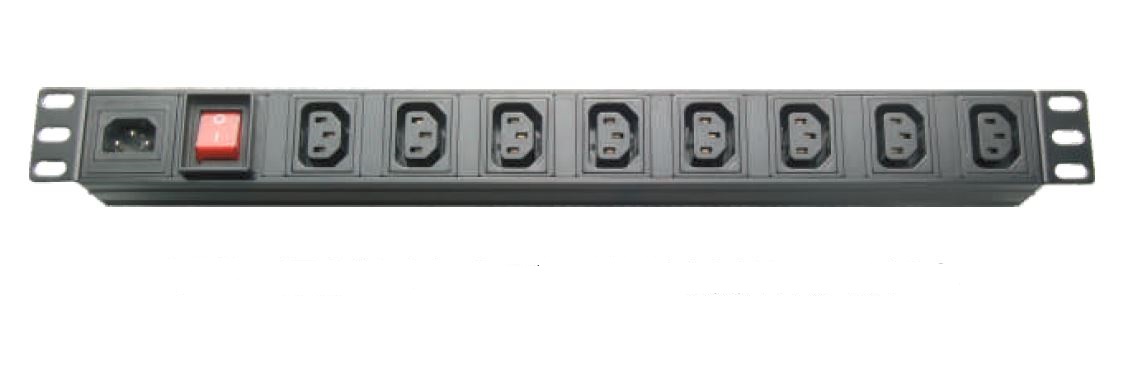8 ways IEC 13 sockets with switch and C19 input